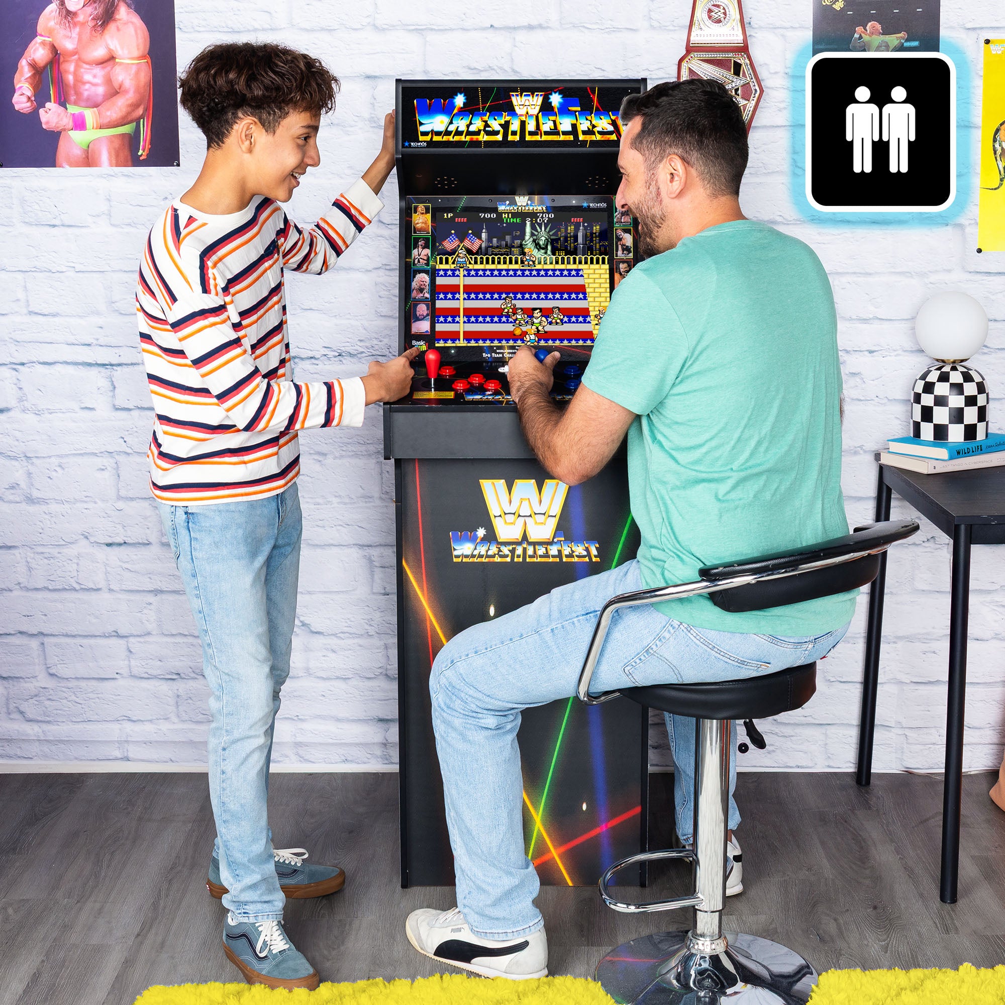 Basic Fun WWE Ultra Series 2-Player Arcade Machine