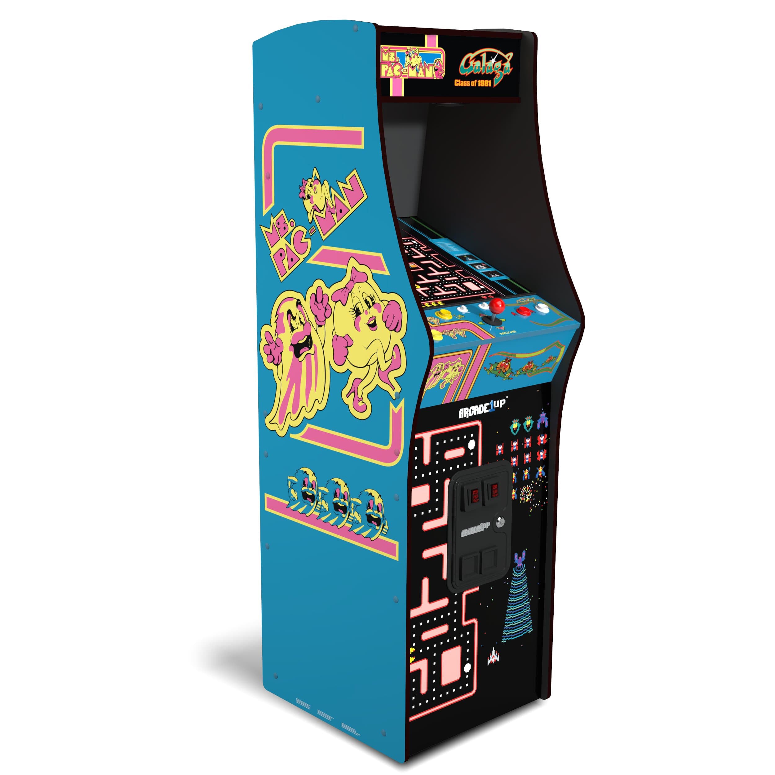 Arcade1up Ms. PAC-MAN & GALAGA Class of ‘81 Deluxe Arcade Machine 12-in-1 Game