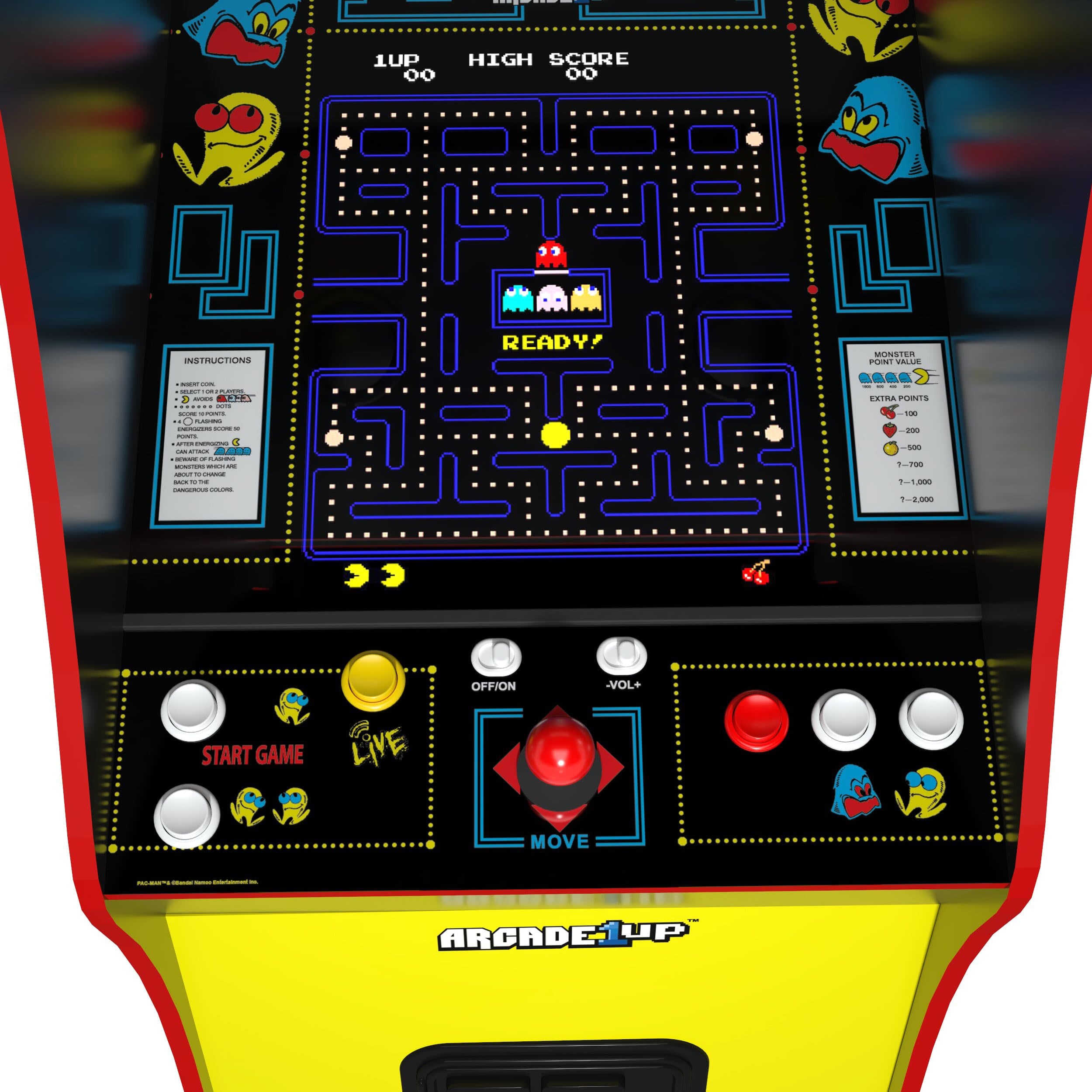 Arcade1up PAC-MAN Deluxe Arcade Machine 14-in-1 Games