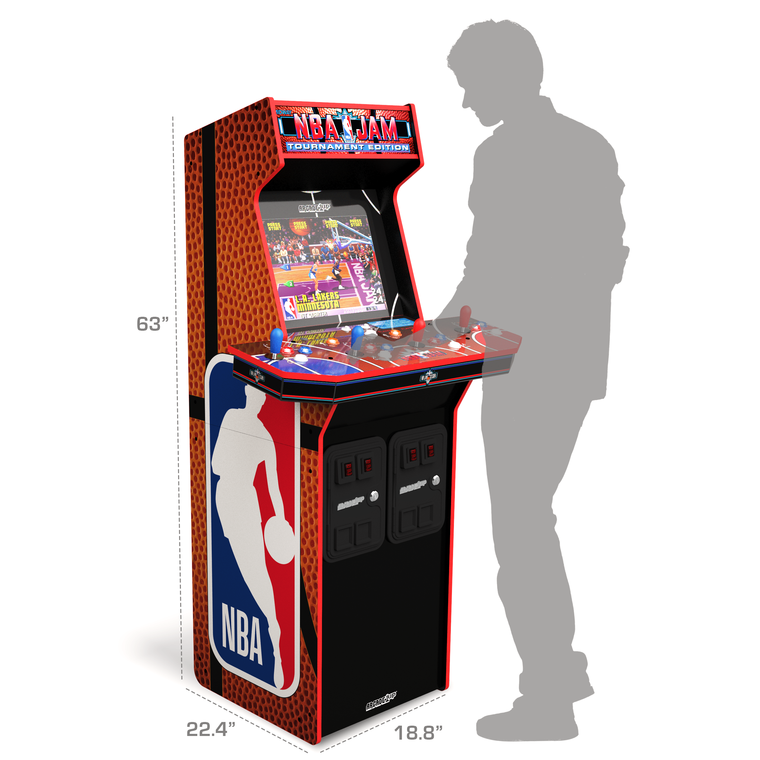 Arcade1Up NBA Jam 30th Anniversary Deluxe Arcade Machine 3 Games in 1