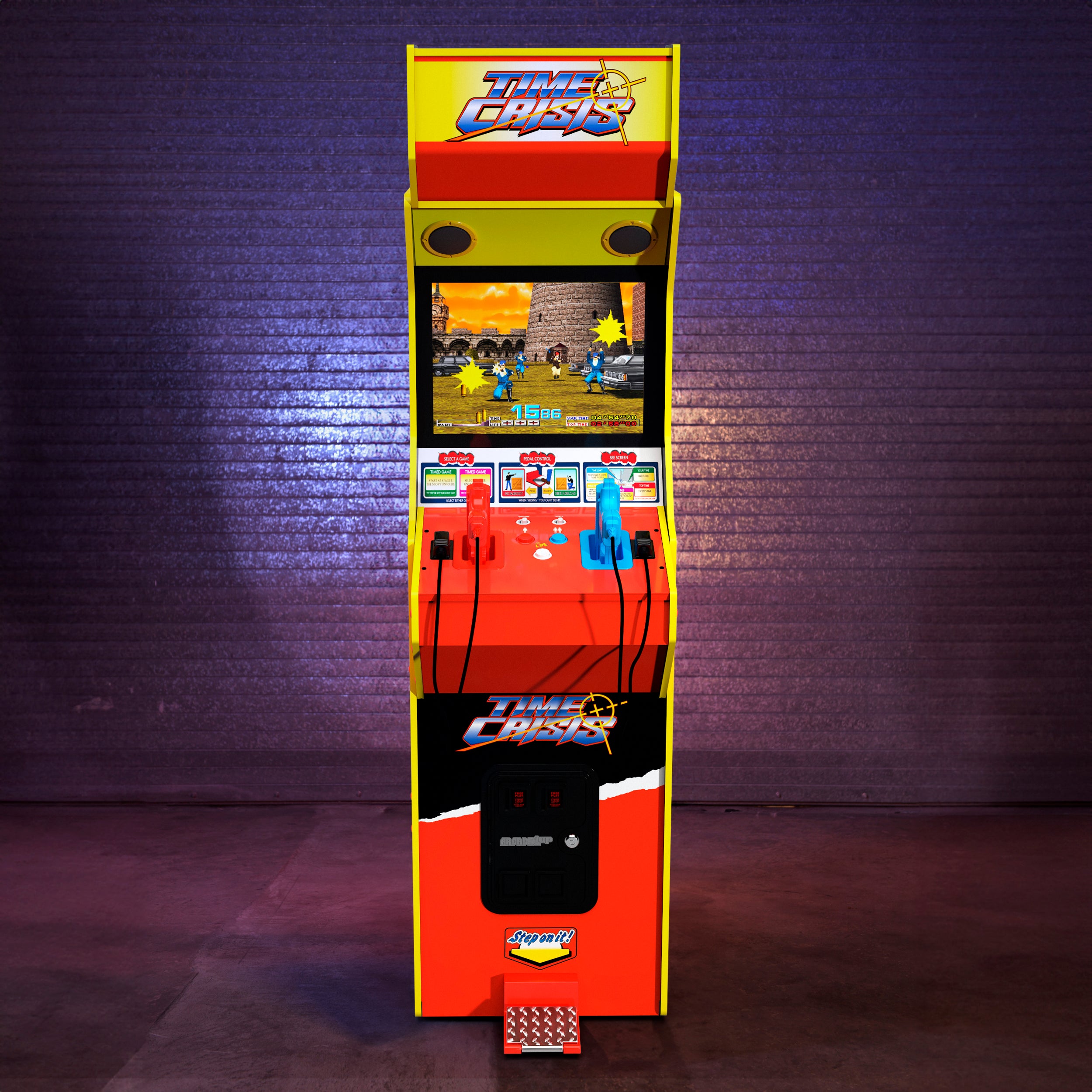 Arcade1Up Time Crisis Deluxe 4-in-1 Machine