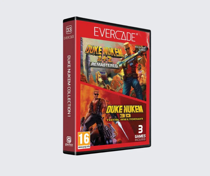 Duke Nukem Collection 1 - Evercade Cartridge