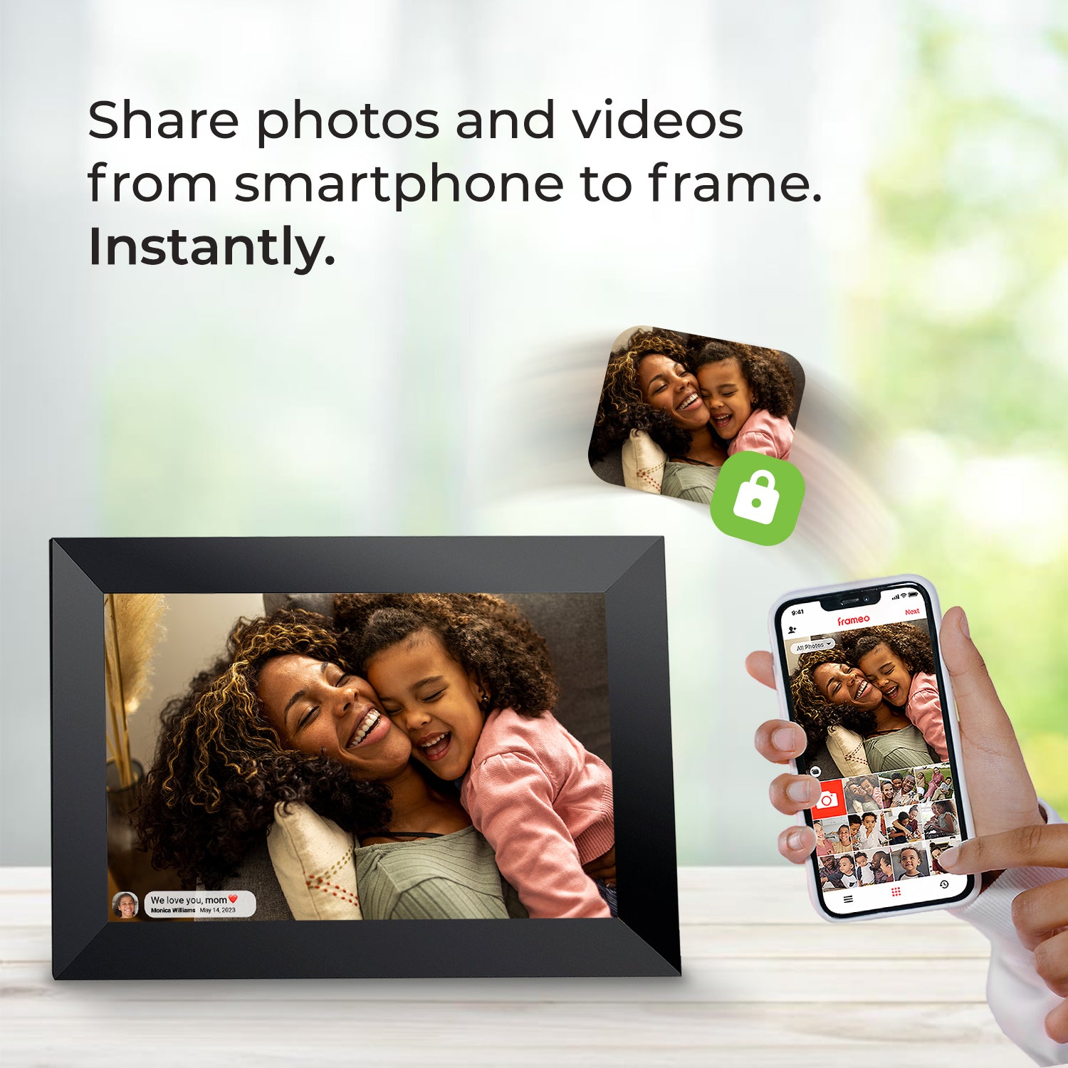 Momnt 10.1" Digital Photo Frame (Frameo OS)