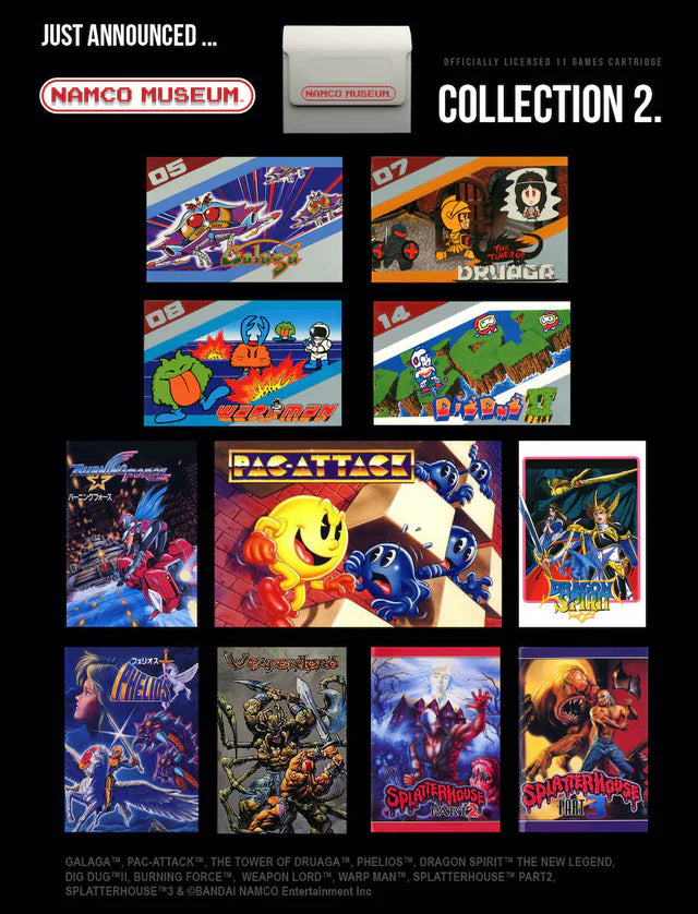 Namco Museum Collection 2 - Evercade Cartridge