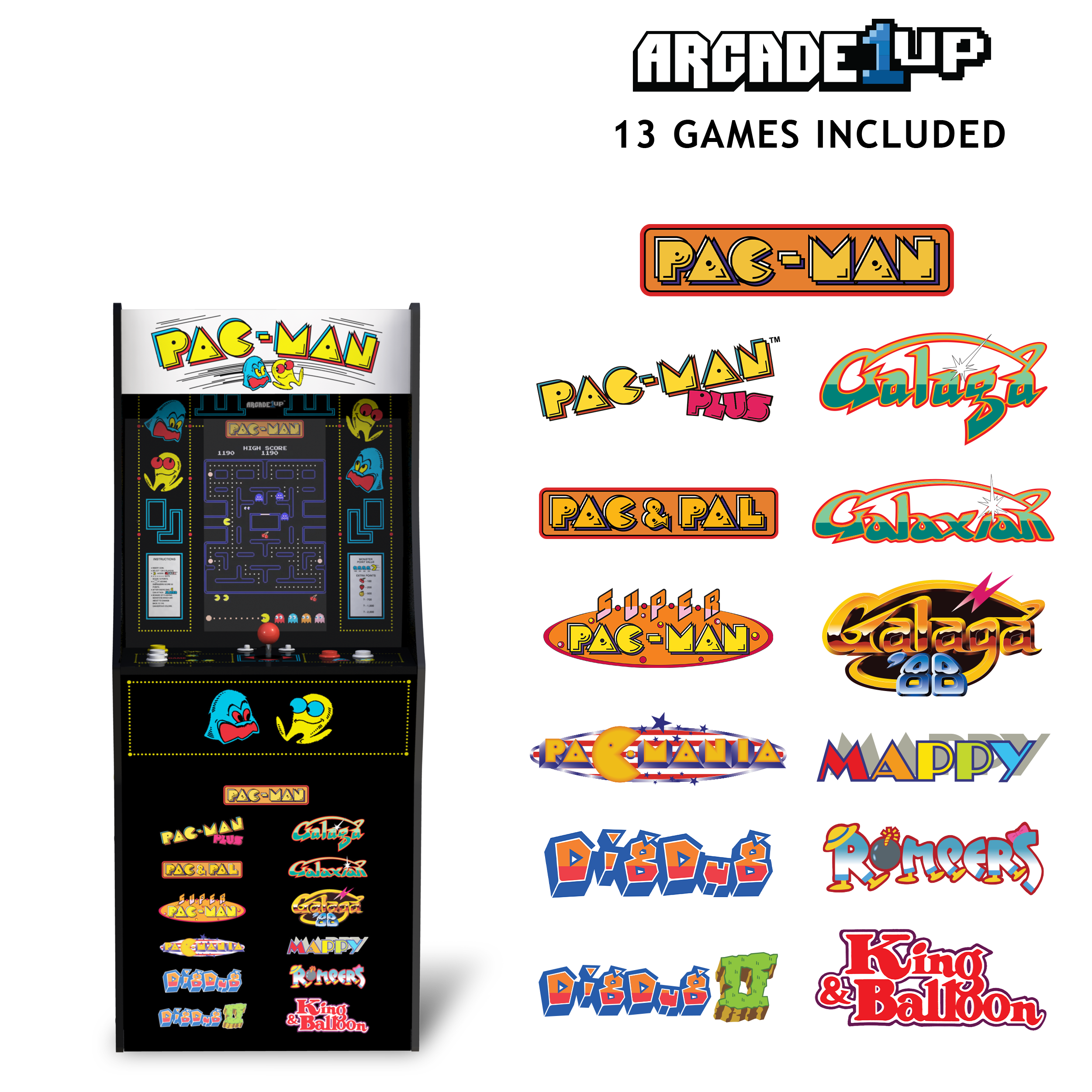Arcade1Up PAC - MAN Classic SE Arcade Game