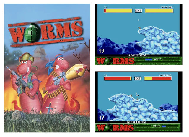 Worms Collection 1 - Evercade Cartridge