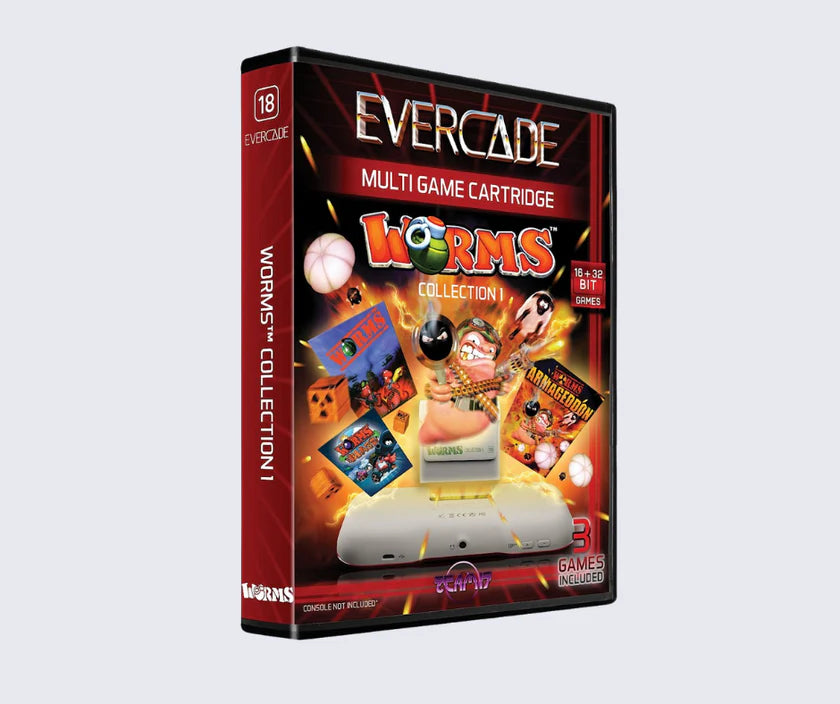 Worms Collection 1 - Evercade Cartridge