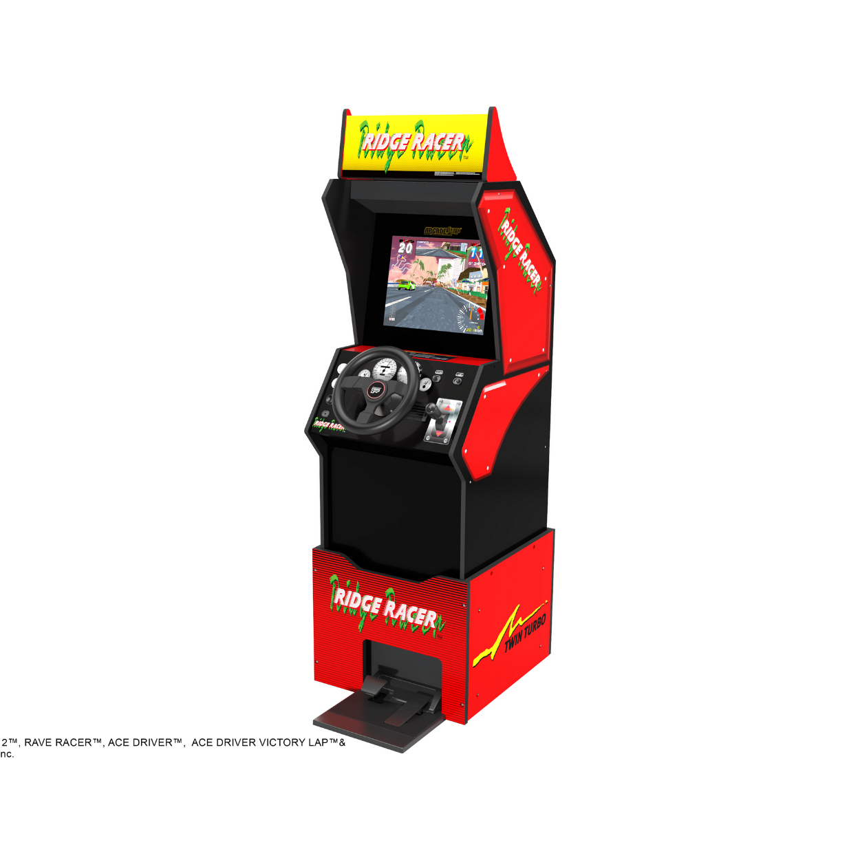 Arcade1Up Ridge Racer™ Stand-up Driving Machine
