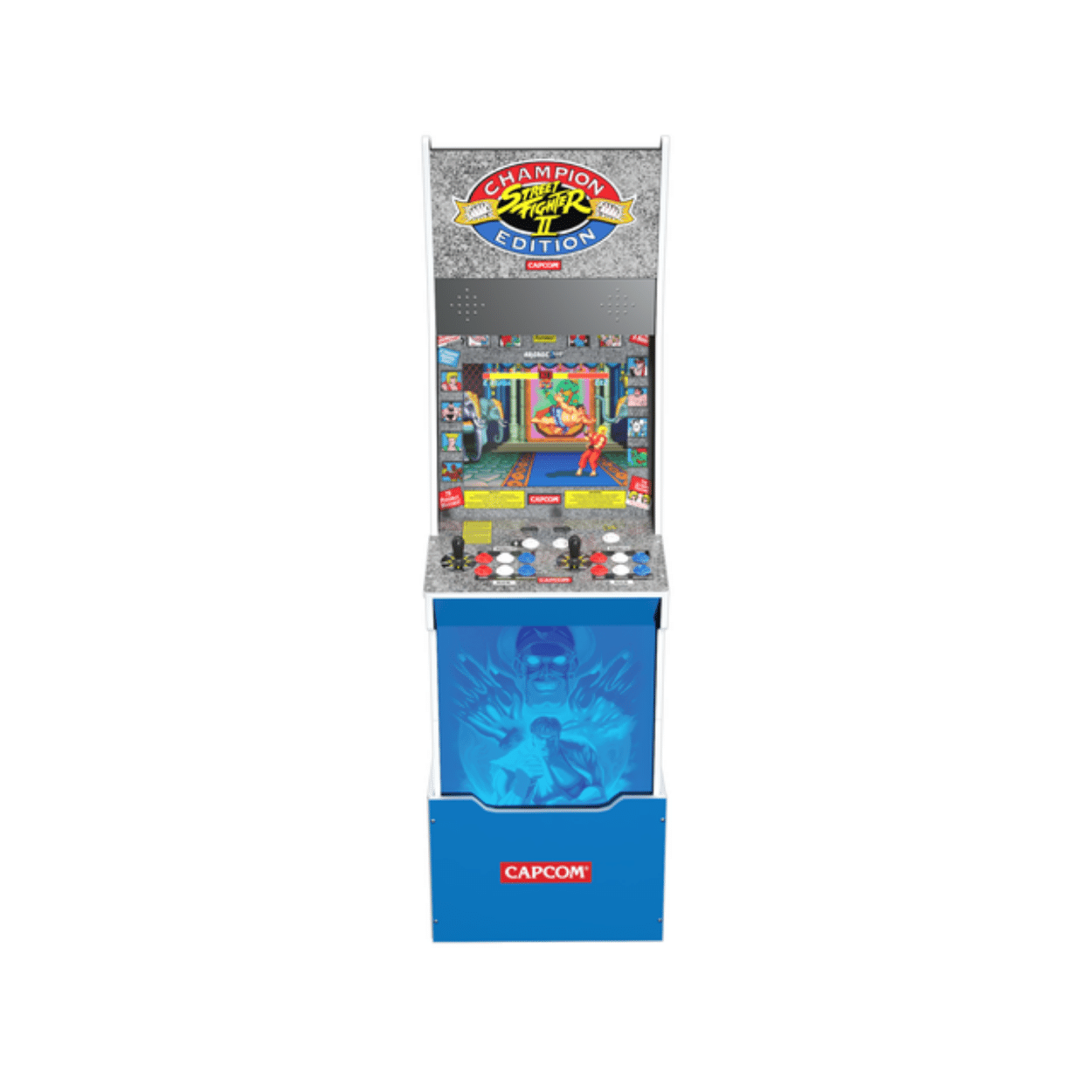 Arcade1Up Street Fighter ll Championship Edition - Big Blue Bundle