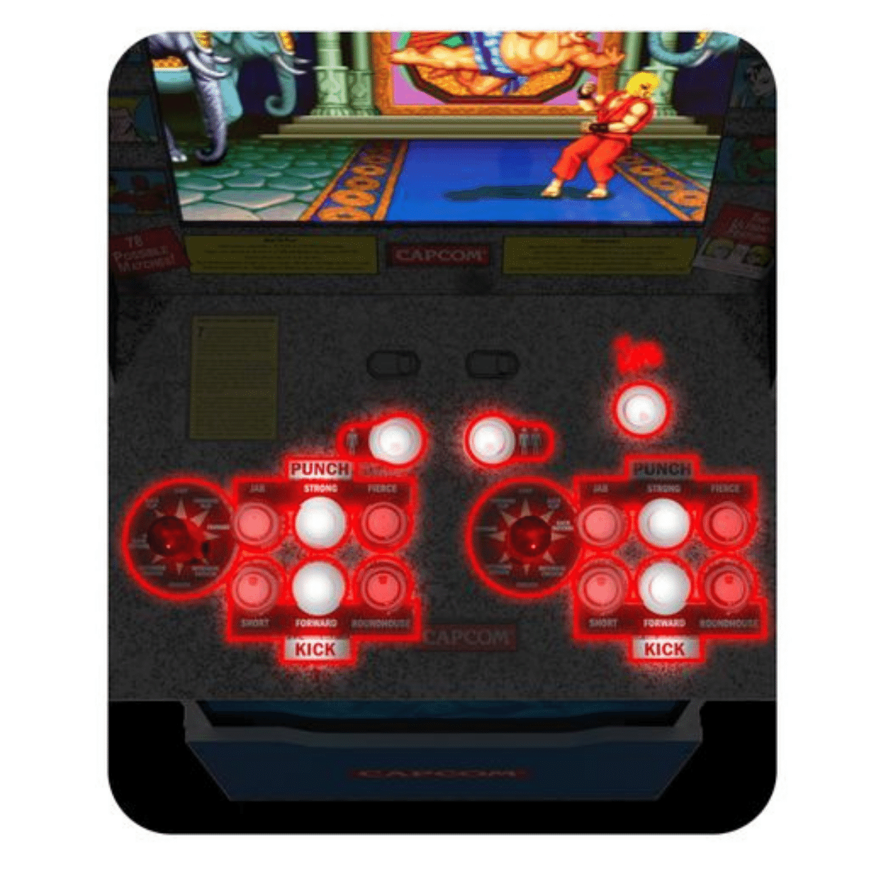 Arcade1Up Street Fighter ll Championship Edition - Big Blue Bundle