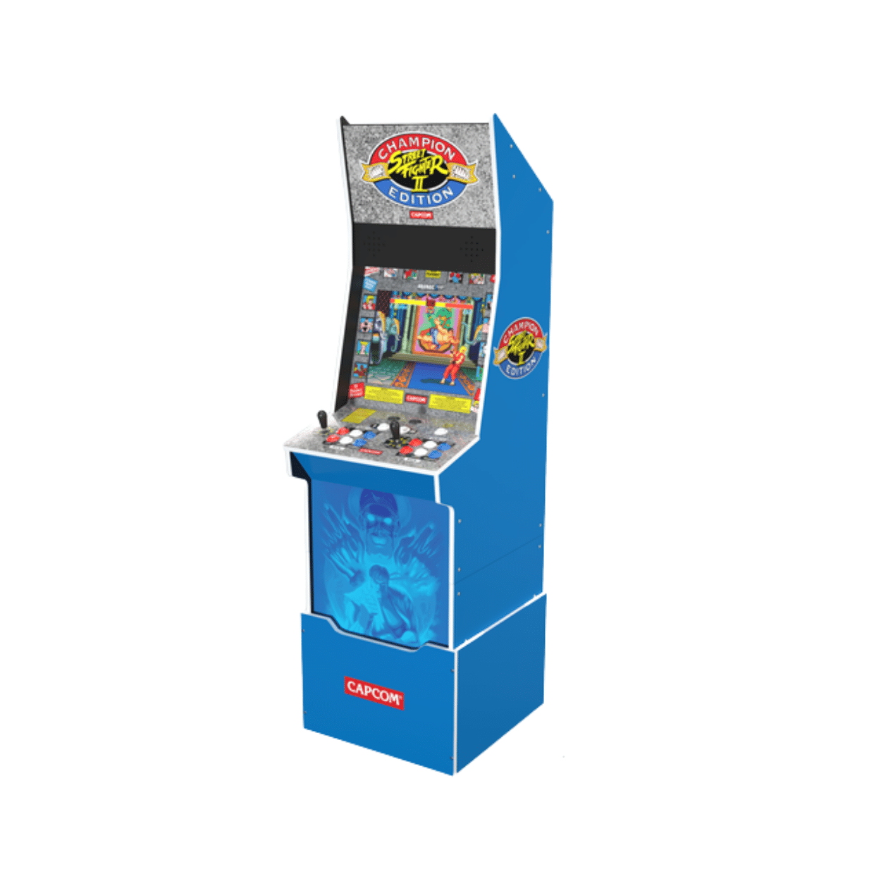 Arcade1Up Street Fighter ll Championship Edition - Big Blue Bundle