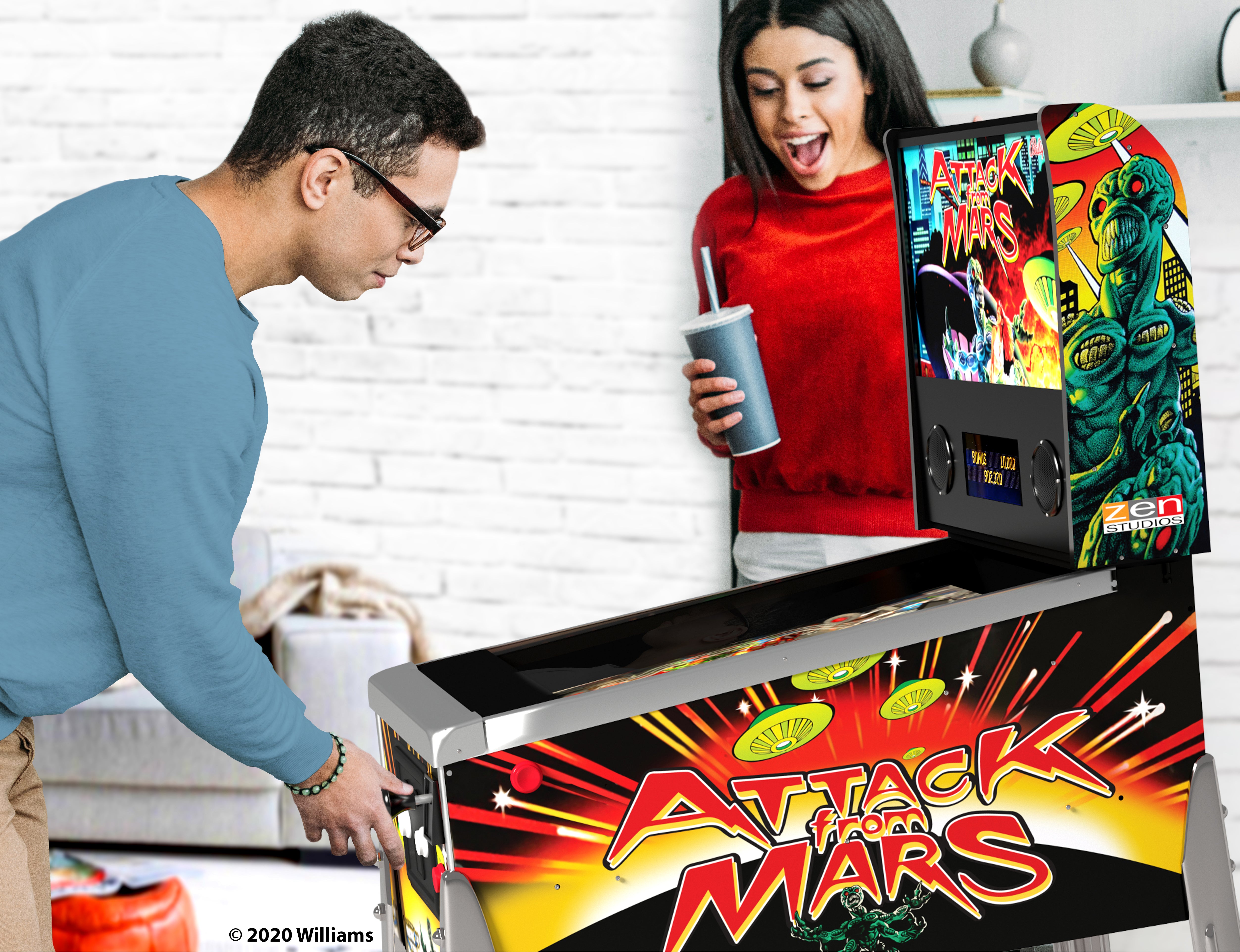 Arcade1Up Attack from Mars Pinball Lifestyle