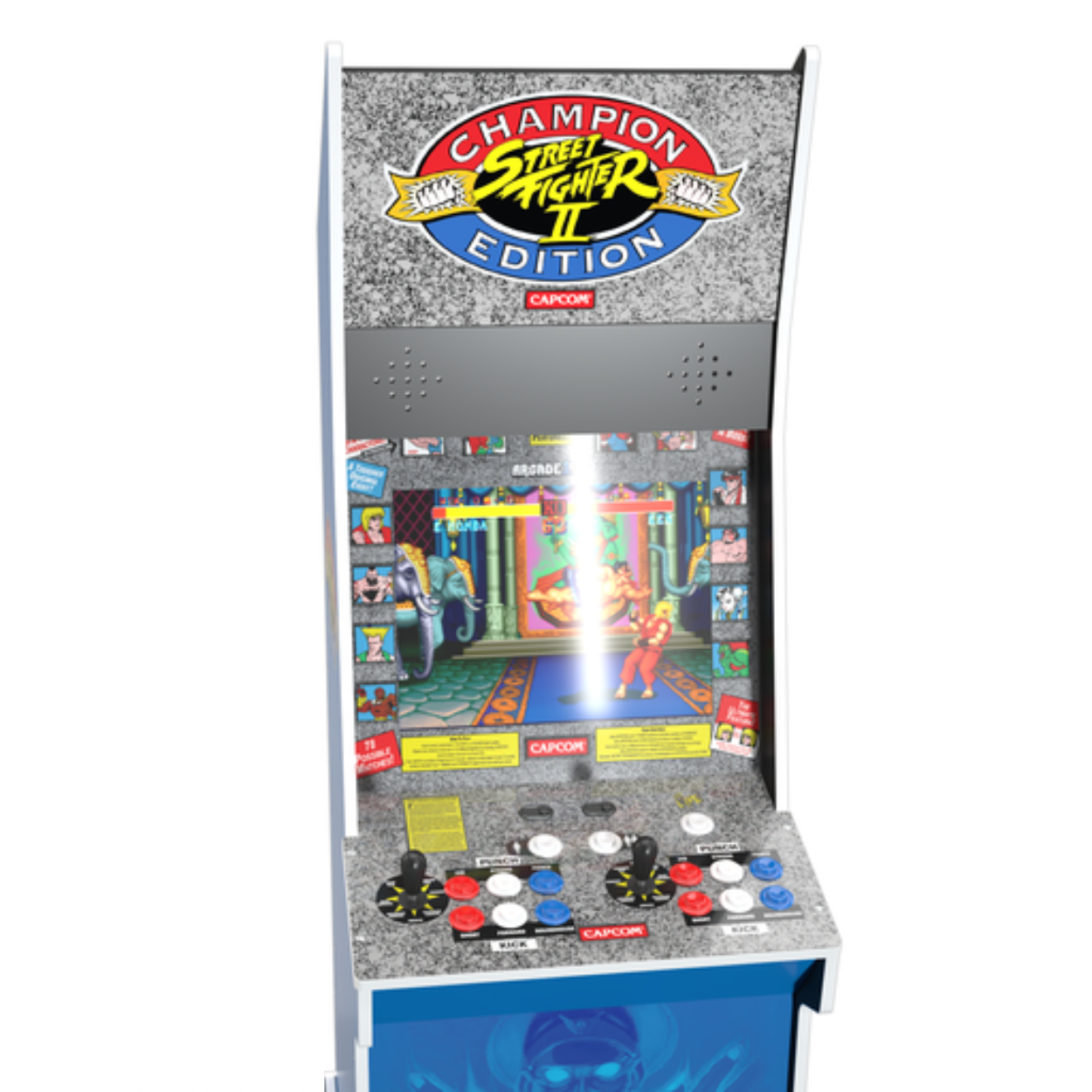 Arcade1Up Street Fighter ll Championship Edition - Big Blue Bundle