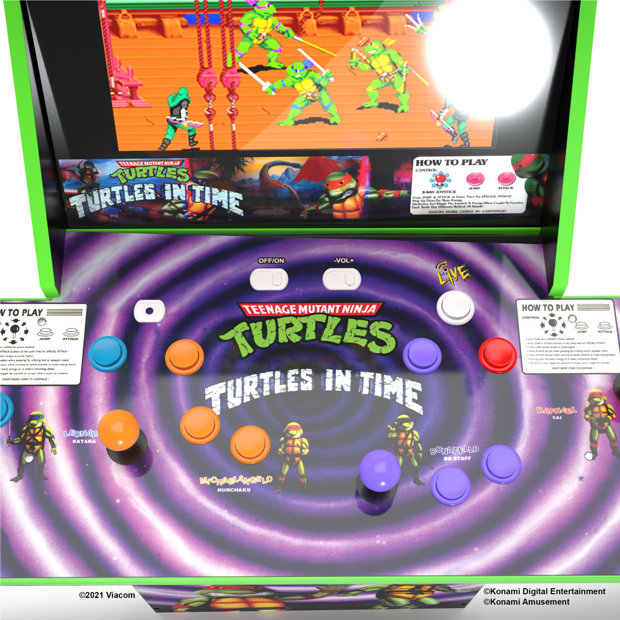 Teenage Mutant Ninja Turtles Arcade Machine