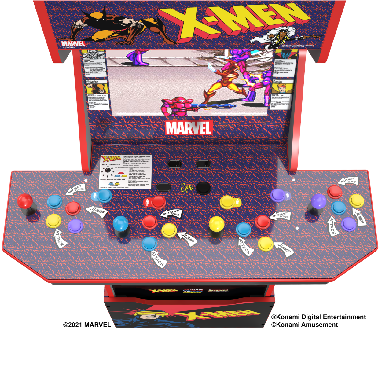 X-Men Arcade Machine
