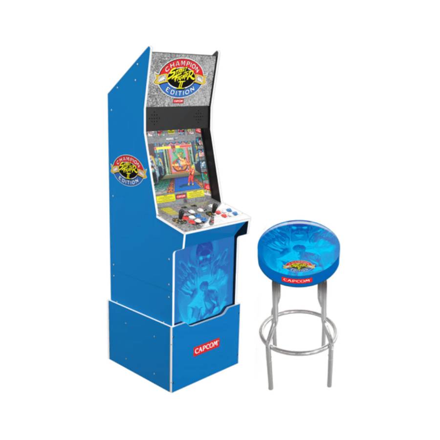 Arcade1Up Street Fighter 2 Championship Edition Bundle Arcade Machine