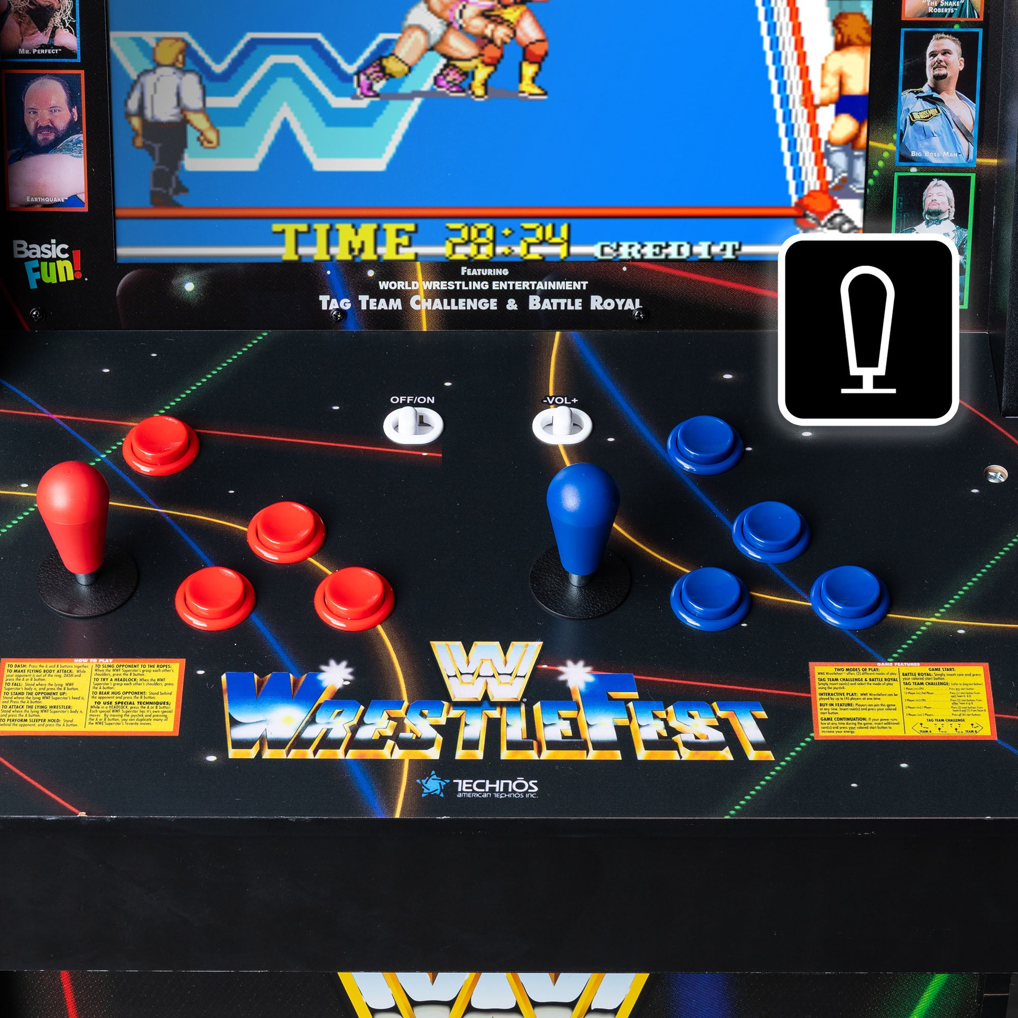 Basic Fun WWE Ultra Series 2-Player Arcade Machine