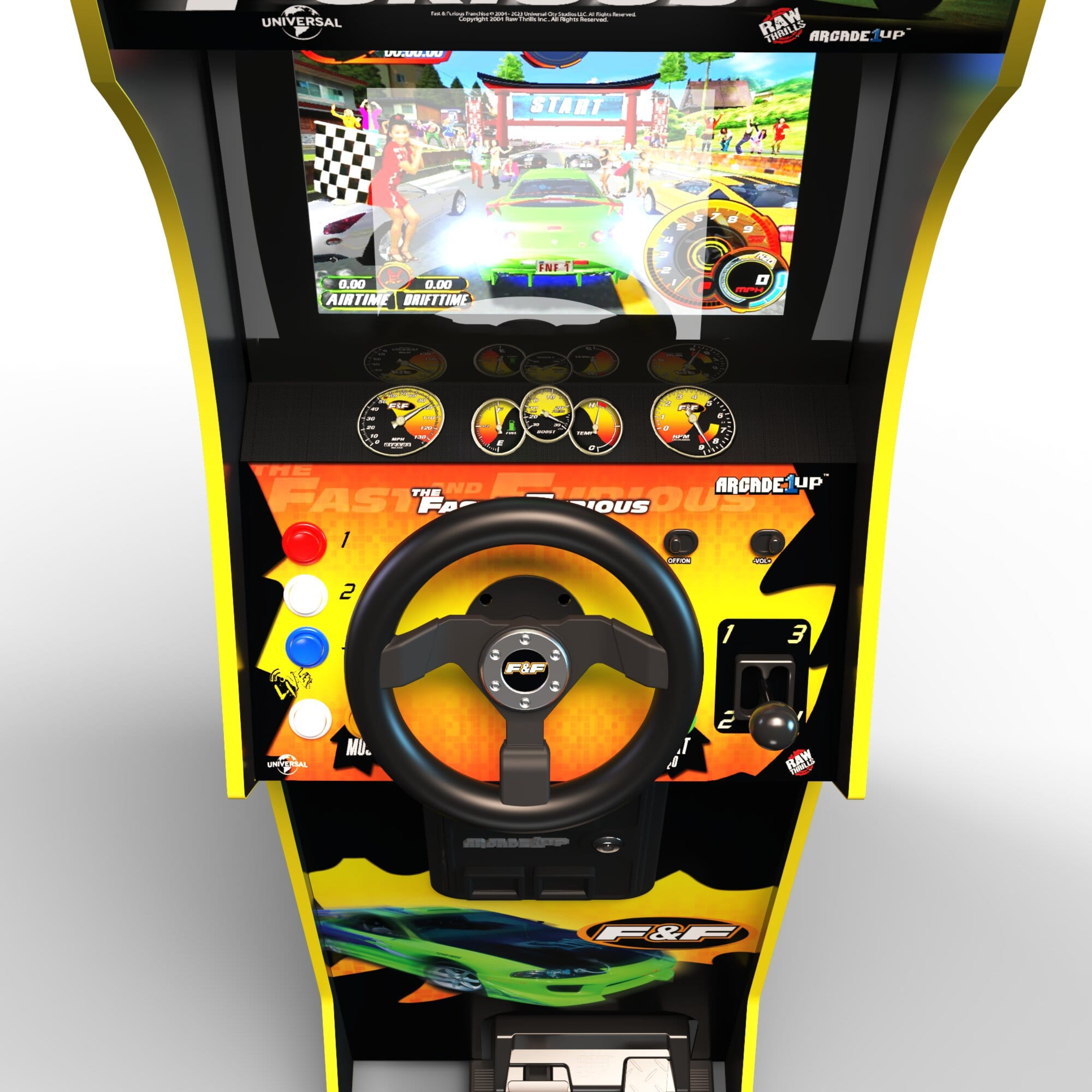 Arcade1up The Fast & The Furious Deluxe Arcade Machine 2-in-1 Games