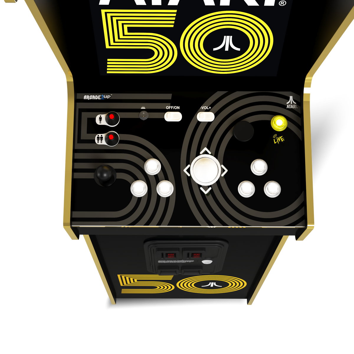 Arcade1Up Atari 50th Anniversary Deluxe Arcade Machine 64 Games in 1