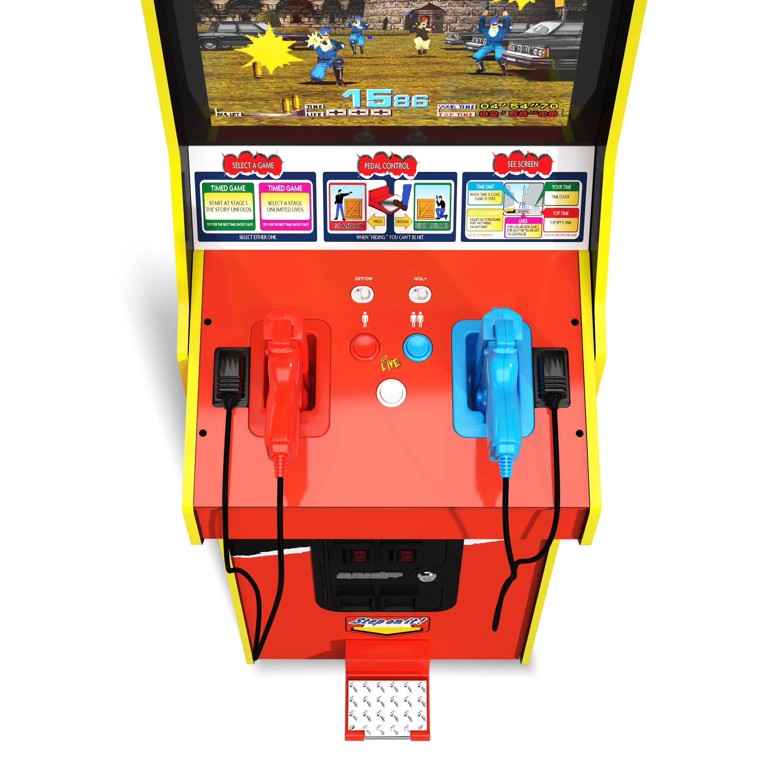 Arcade1Up Time Crisis Deluxe 4-in-1 Machine