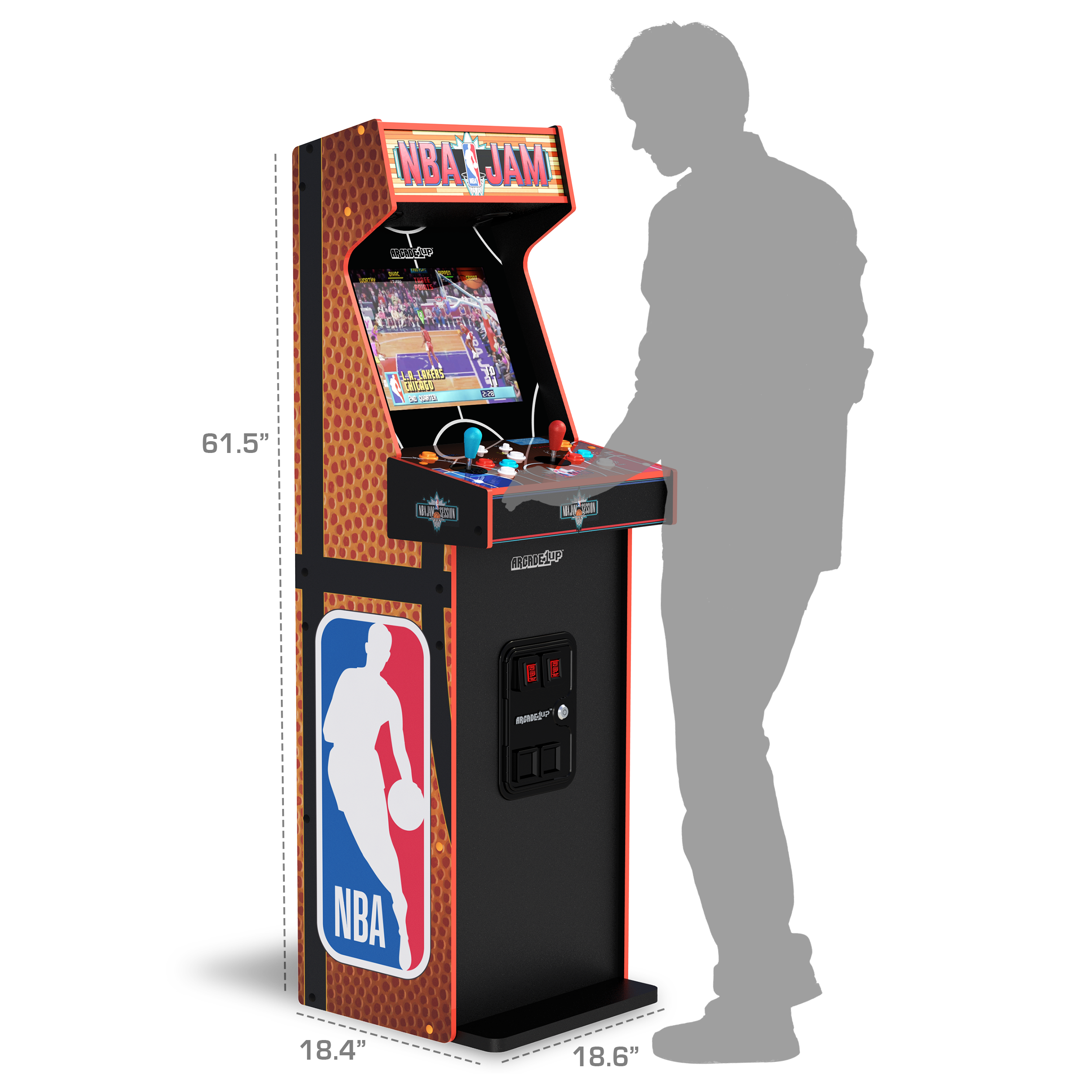 Arcade1Up NBA Jam 2-Player Deluxe Arcade Machine 3 Games in 1
