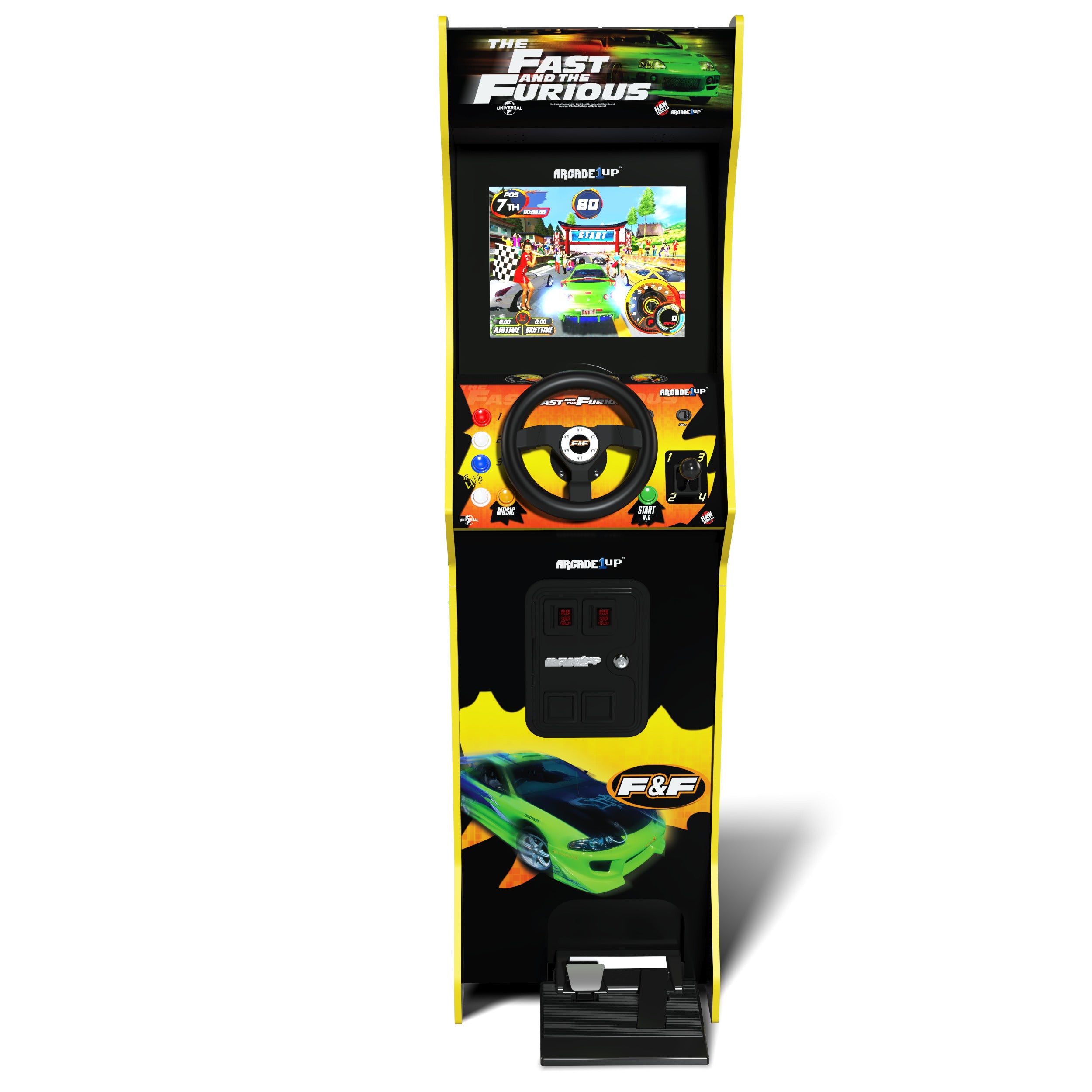 Arcade1up The Fast & The Furious Deluxe Arcade Machine 2-in-1 Games