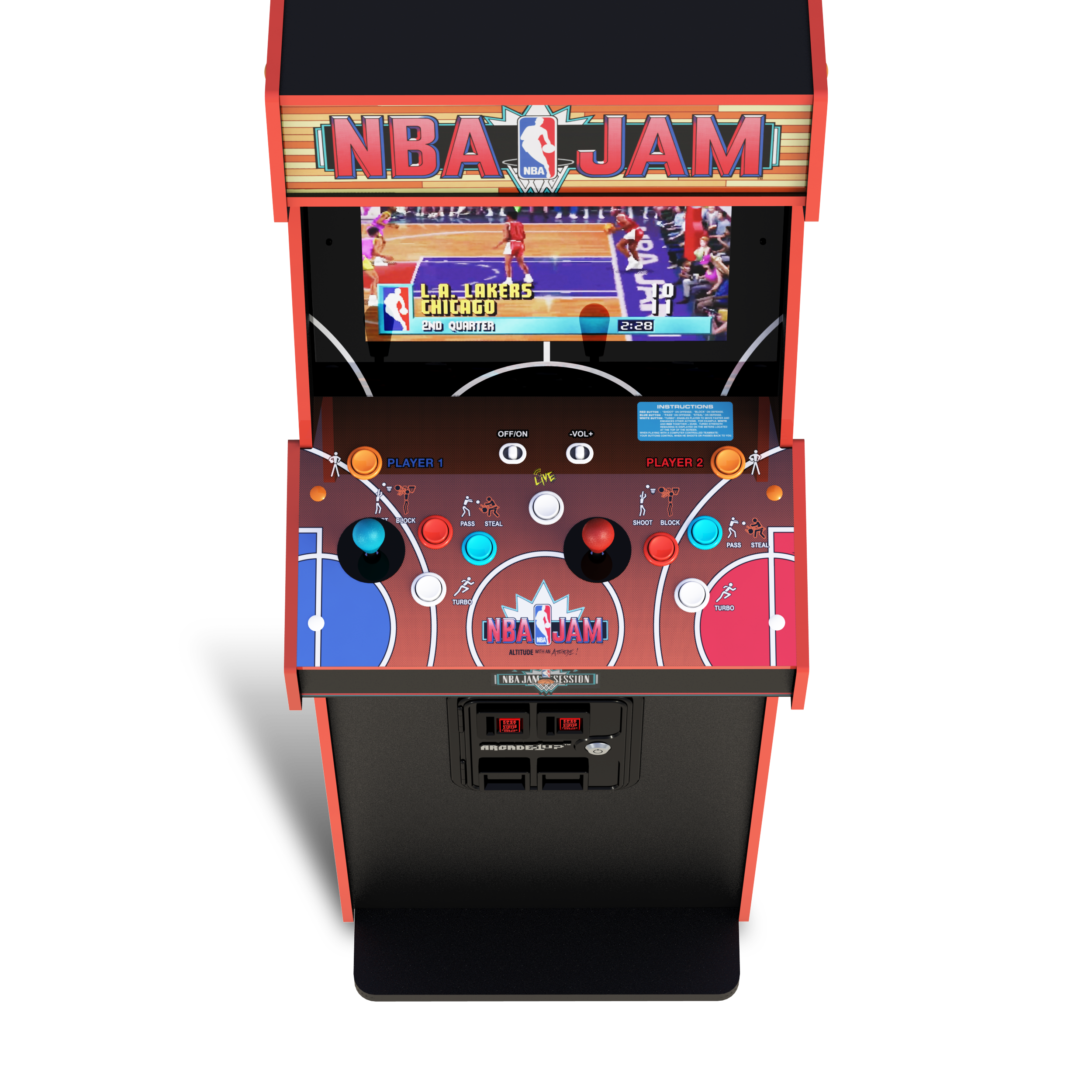 Arcade1Up NBA Jam 2-Player Deluxe Arcade Machine 3 Games in 1