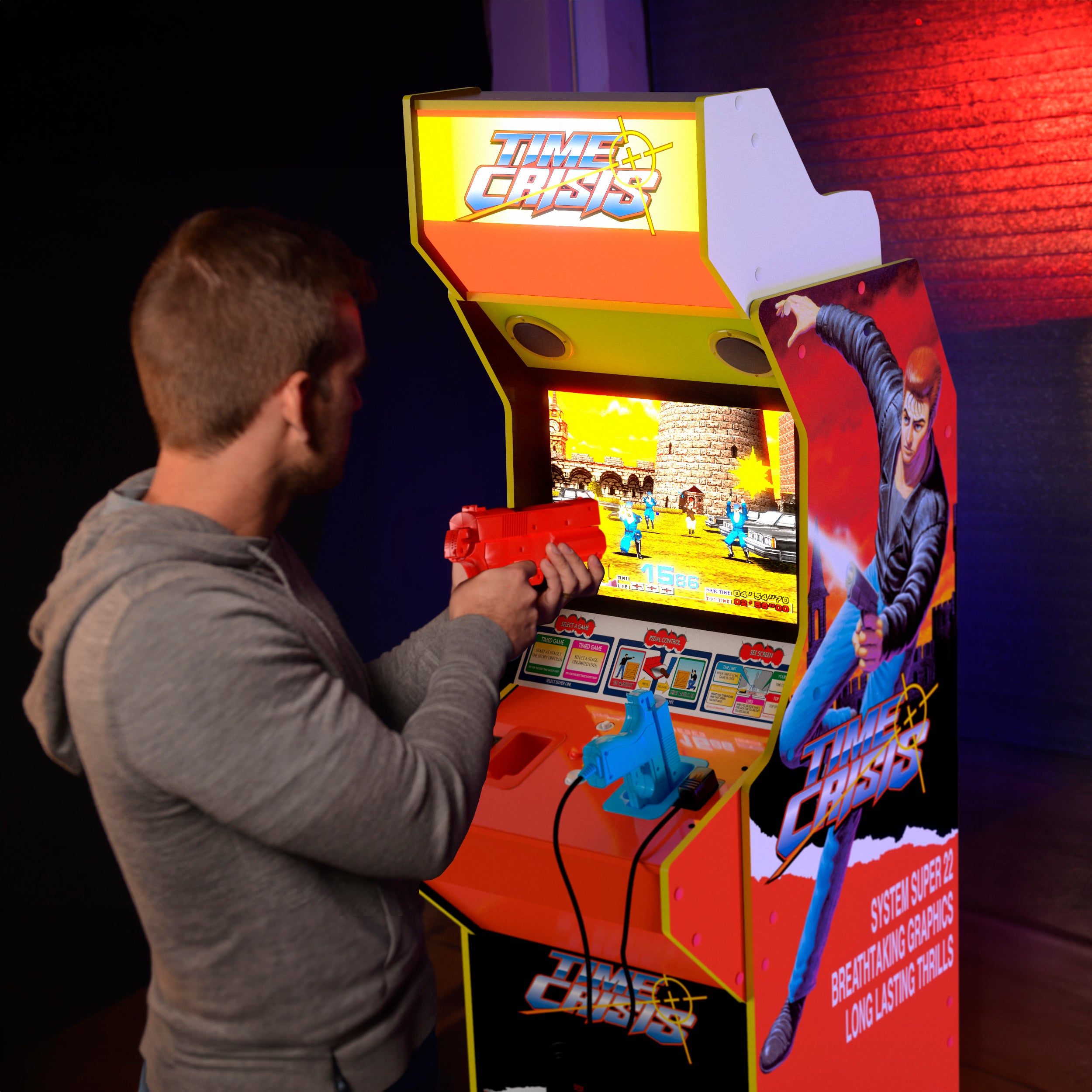 Arcade1Up Time Crisis Deluxe 4-in-1 Machine