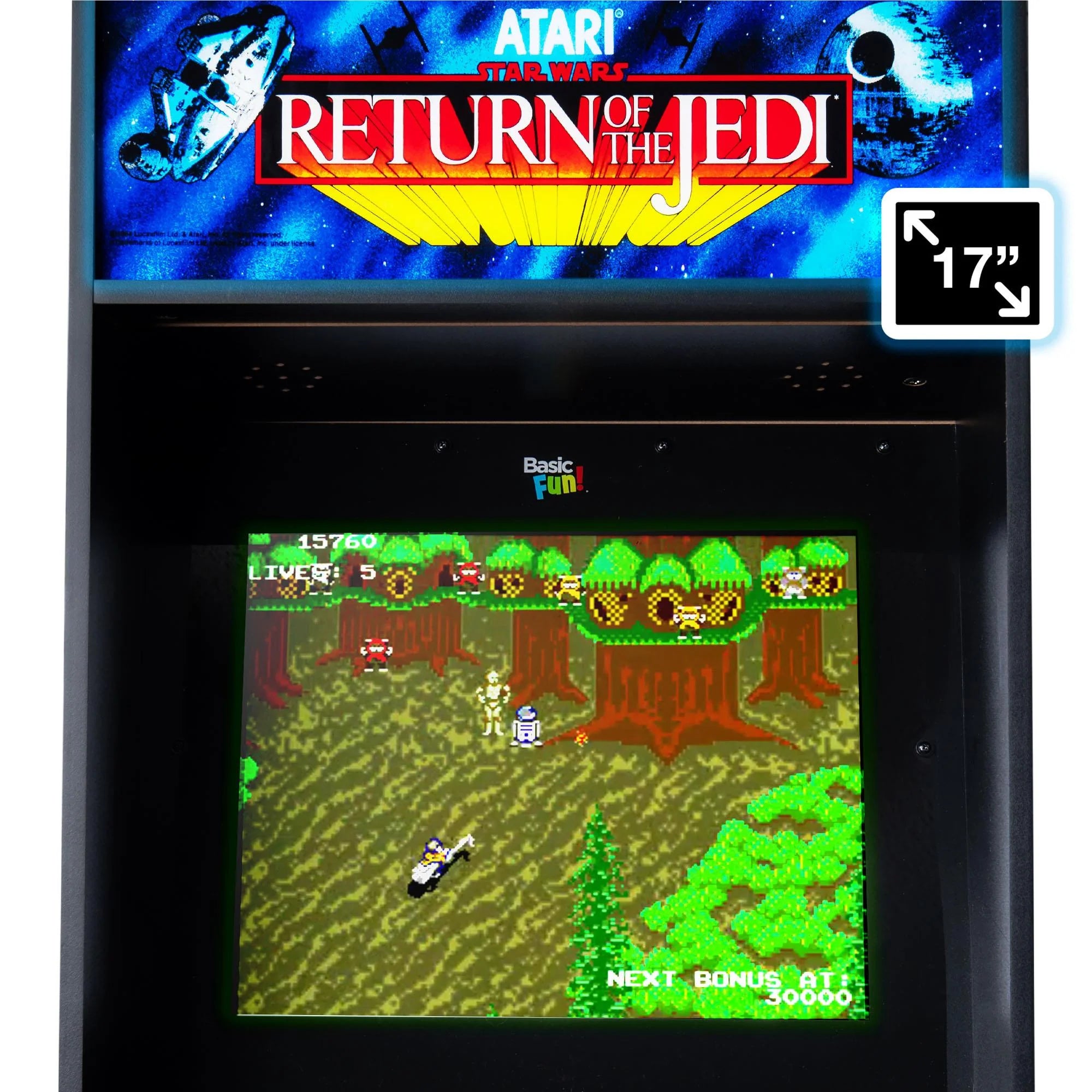 Basic Fun Arcade Classics Atari Star Wars Ultra Series Arcade Machine