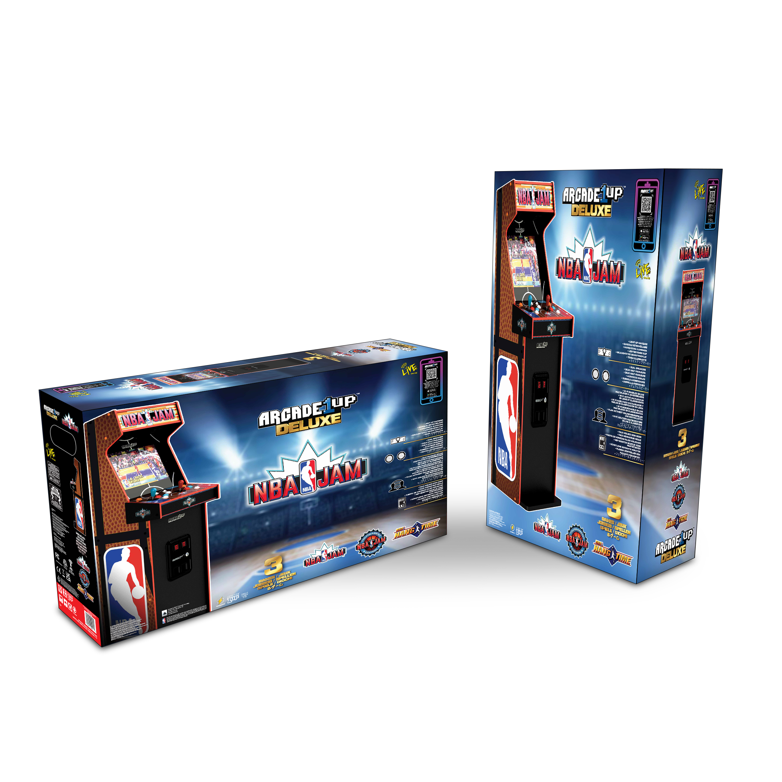 Arcade1Up NBA Jam 2-Player Deluxe Arcade Machine 3 Games in 1