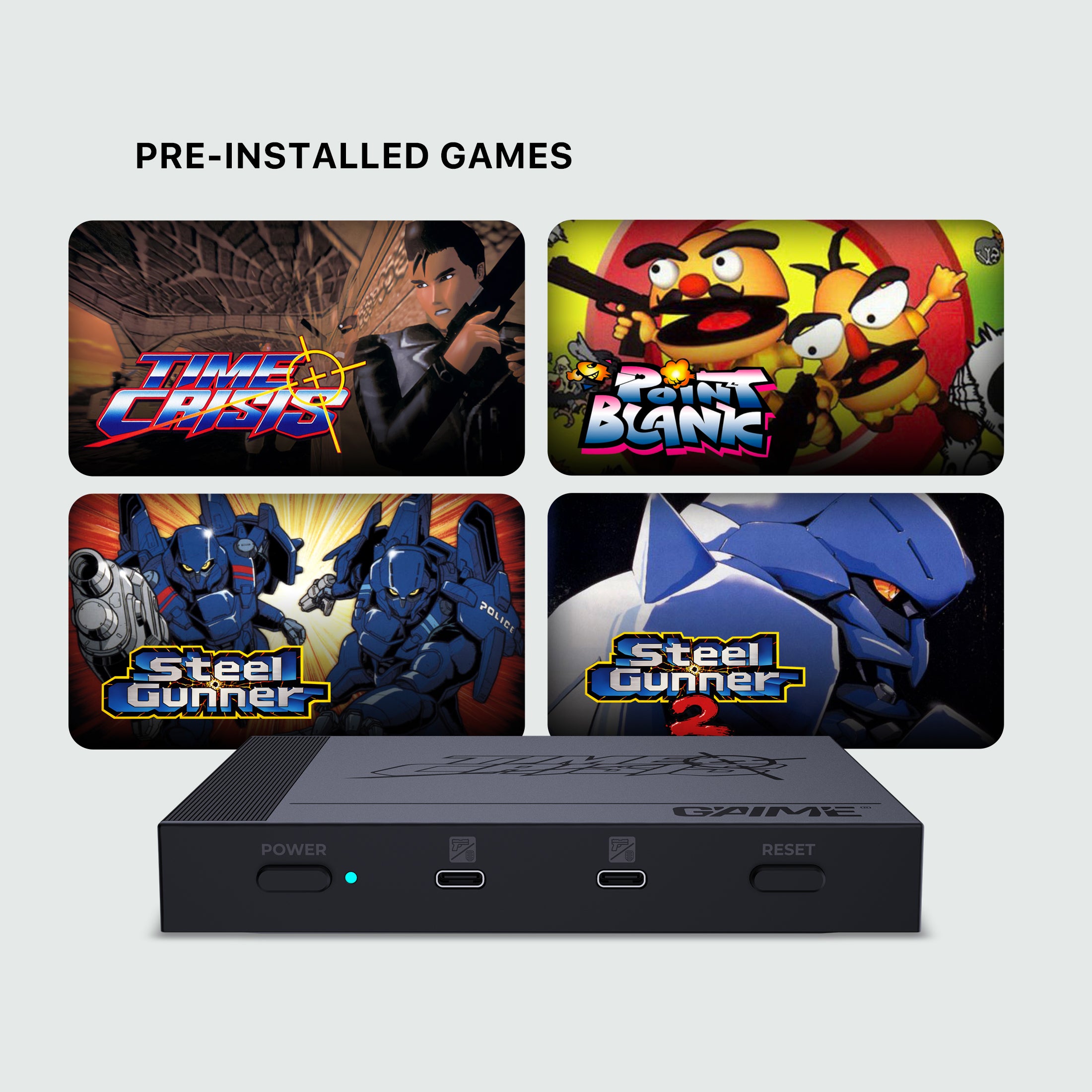 G'AIM'E TIME CRISIS PREMIUM PACK {Pre-order}
