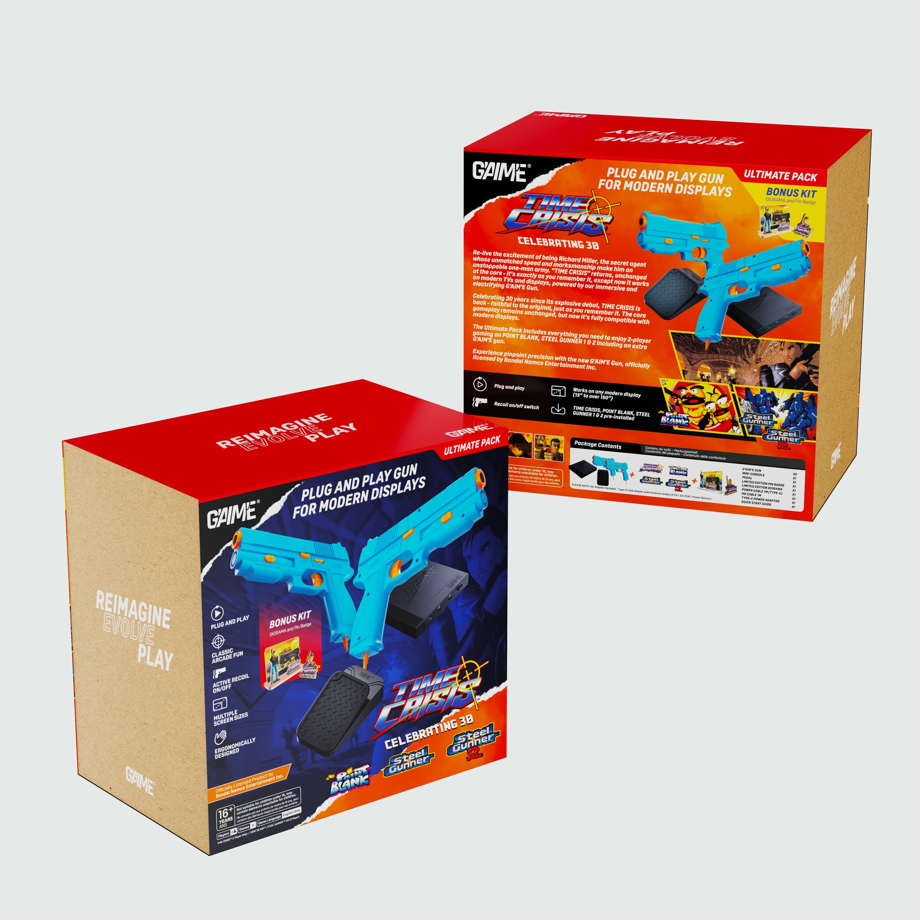 G'AIM'E TIME CRISIS ULTIMATE TWIN PACK {Pre-order}