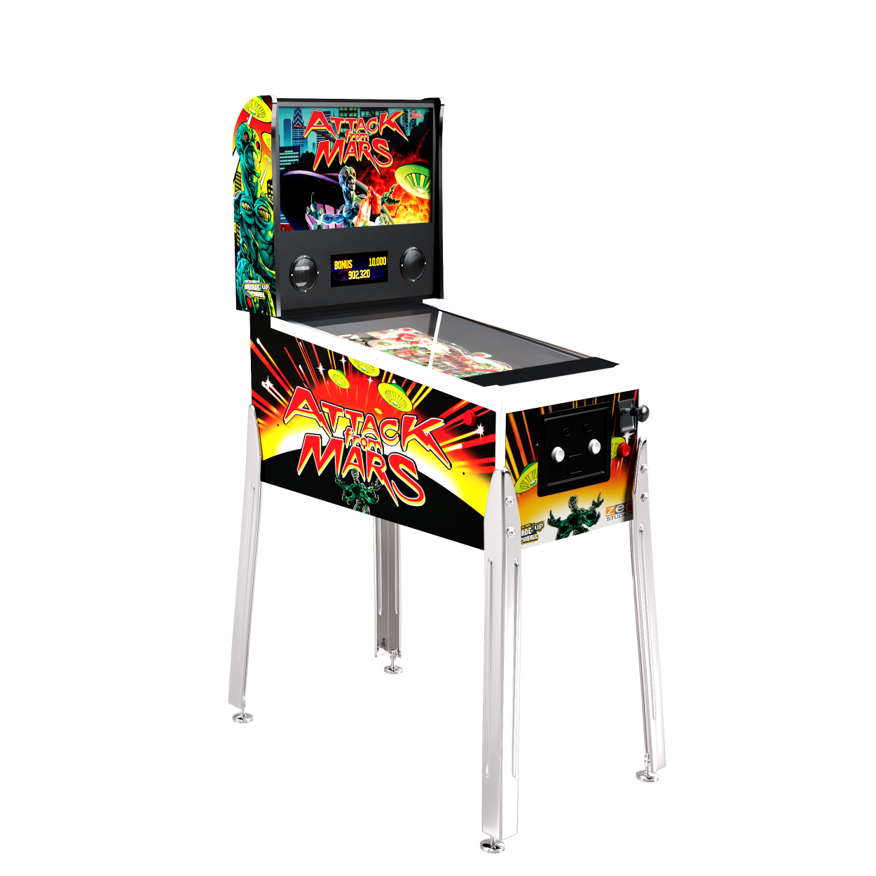 Arcade 1Up William Bally Attack From Mars Pinball