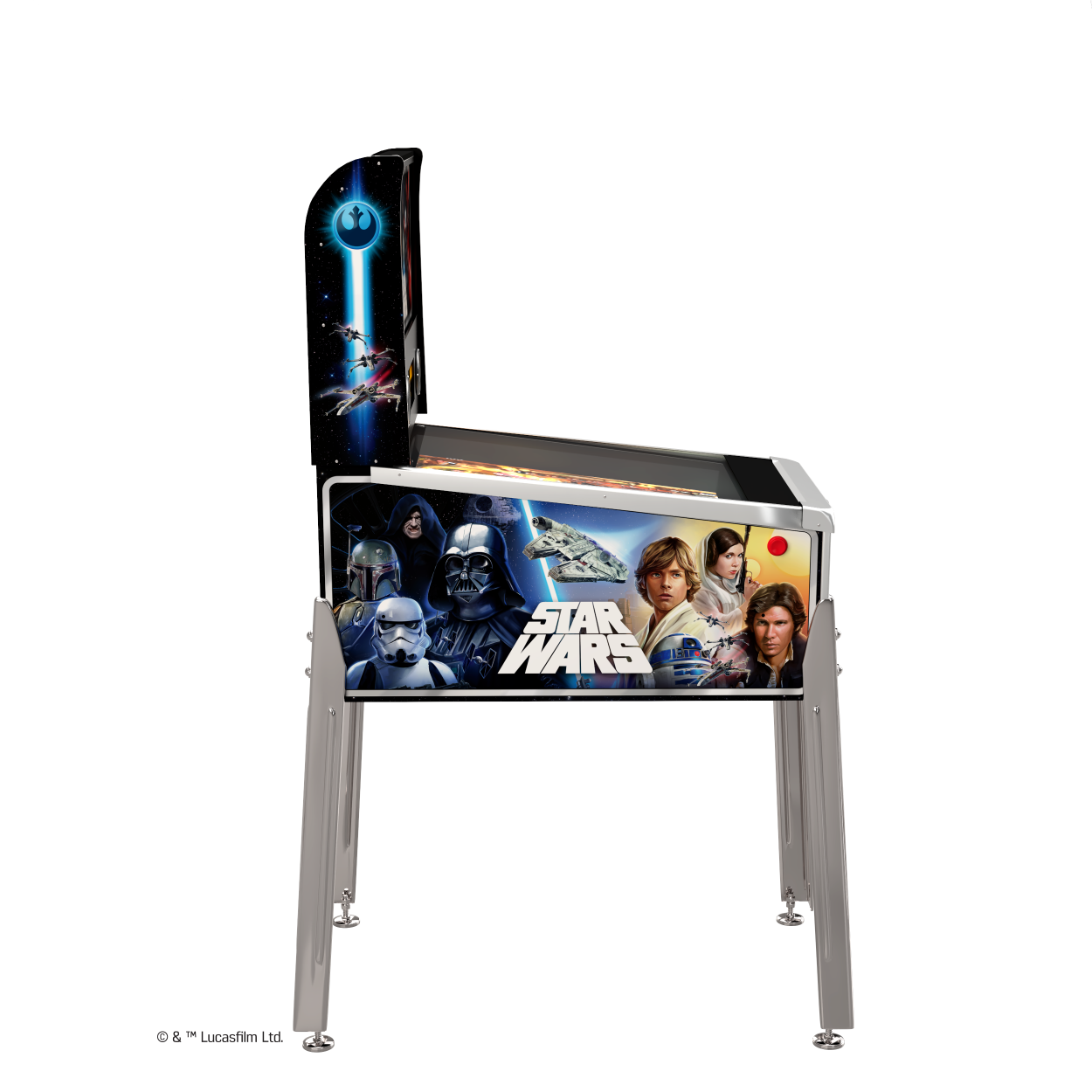Star Wars pinball machine artwork