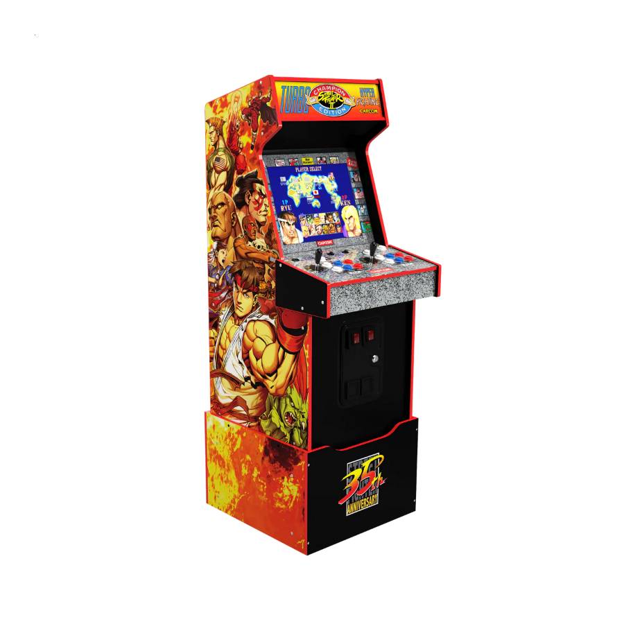 Arcade1Up Street Fighter II - Yoga Flame Edition - 14-in-1 with Light-