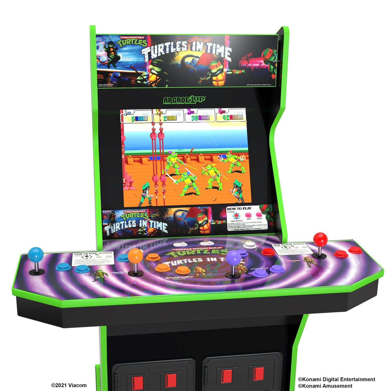 Arcade1UP TMNT - Turtles in Time Bundle