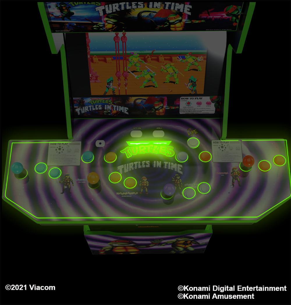 Arcade1UP TMNT - Turtles in Time Bundle